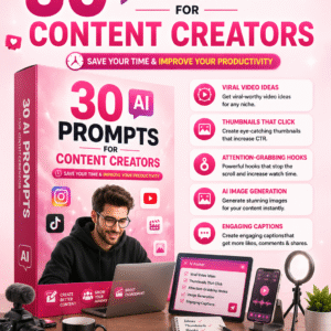 30 Ai Prompts For Content Creators